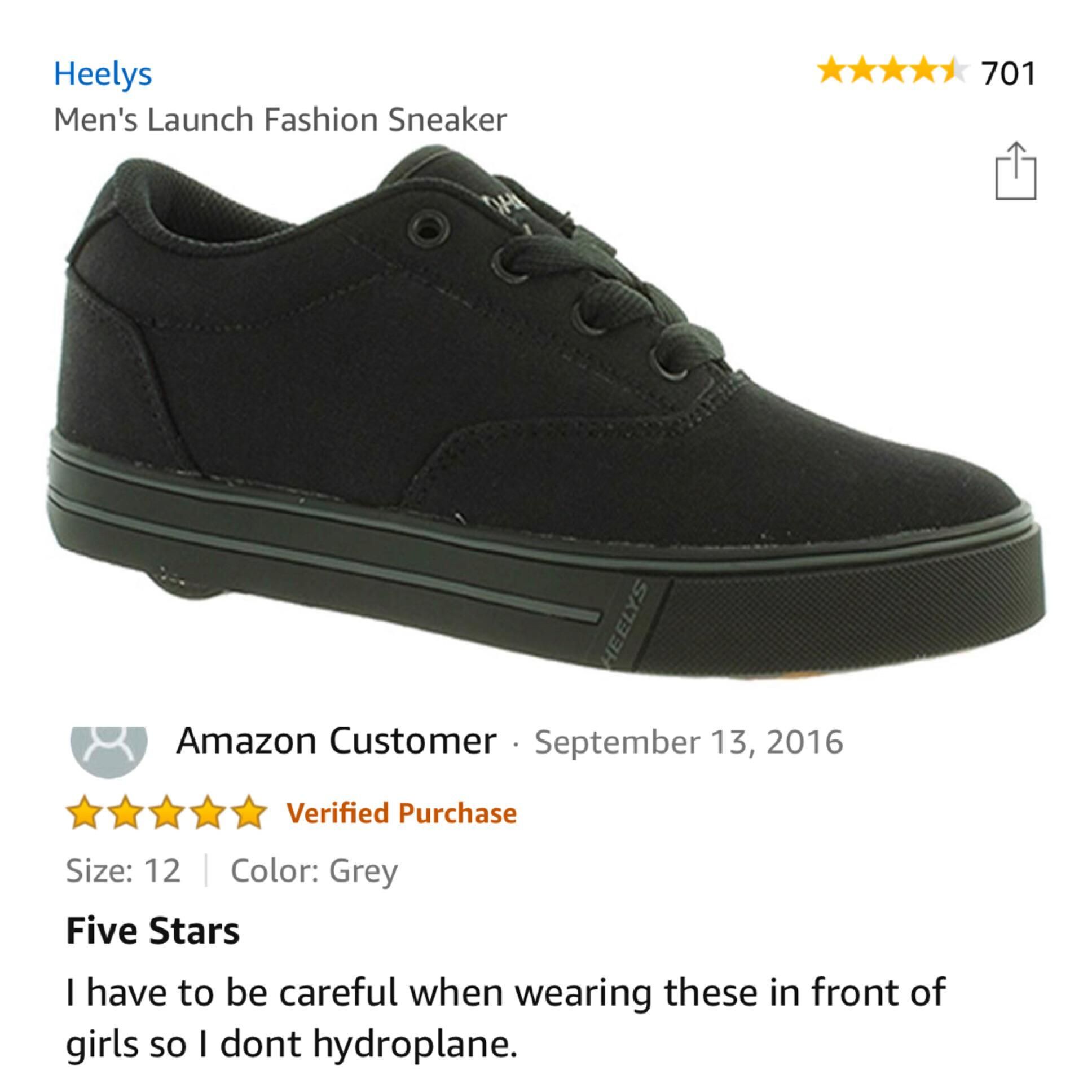 This review sold me on getting some friggin Heelys!