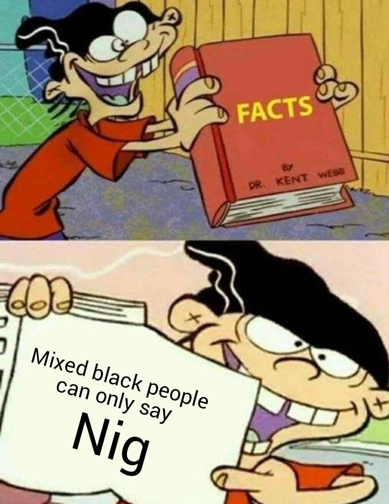 *snort* Get it? Because they're half black!