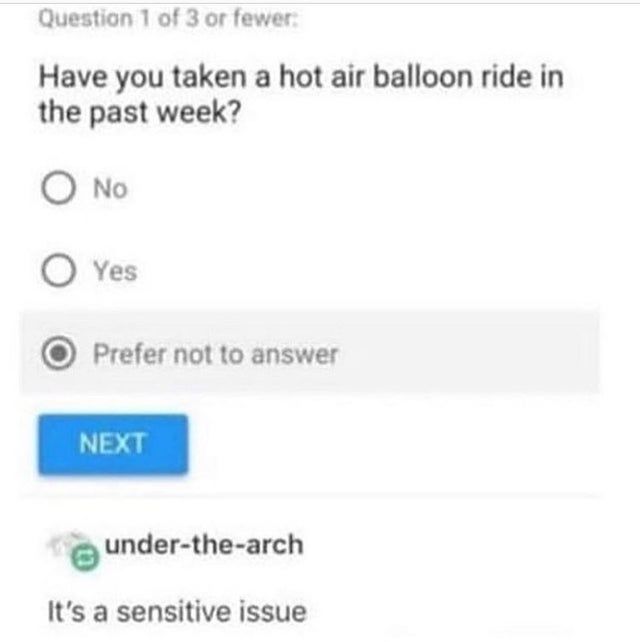 Asking the real questions