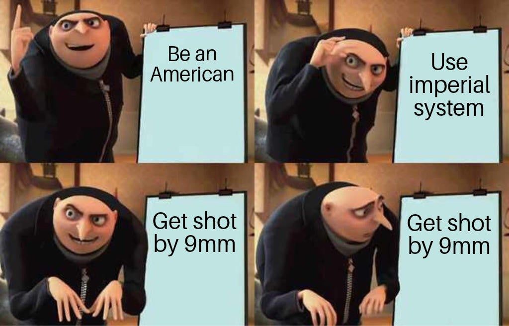 That's about the size of 1.5 peas...wait, they won't understand vegetable units