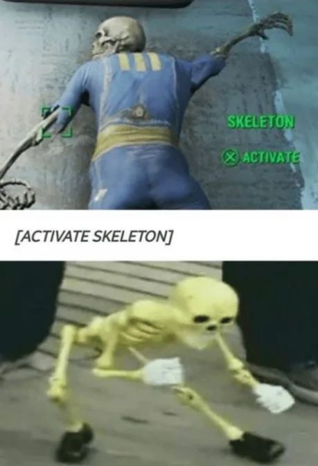It's -49 of spooktober and a skeleton is already inside me