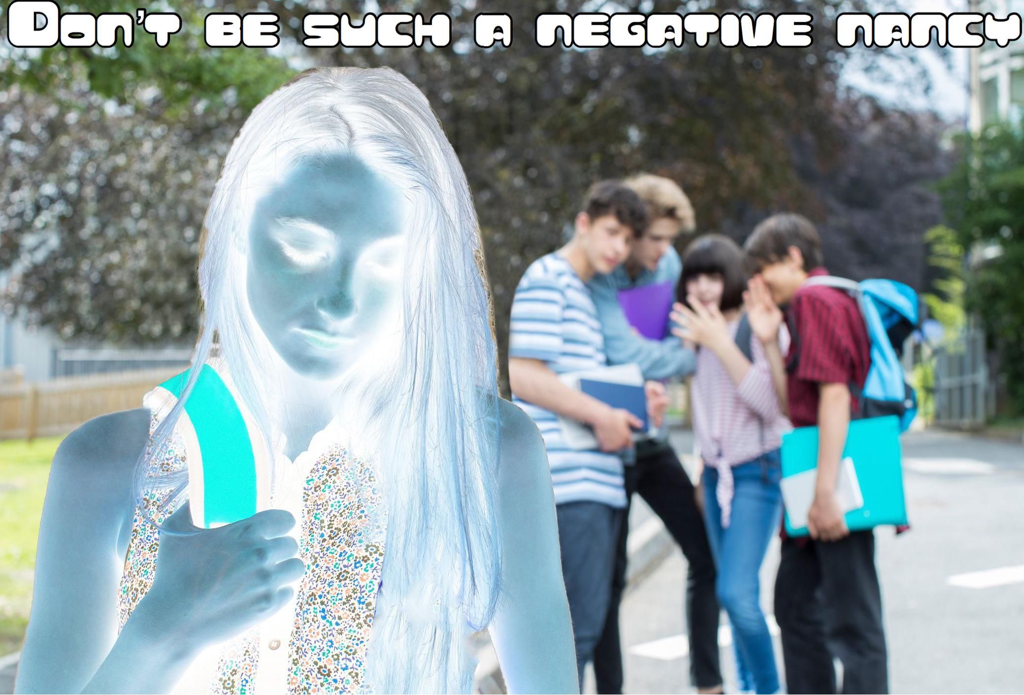Don't be so negative