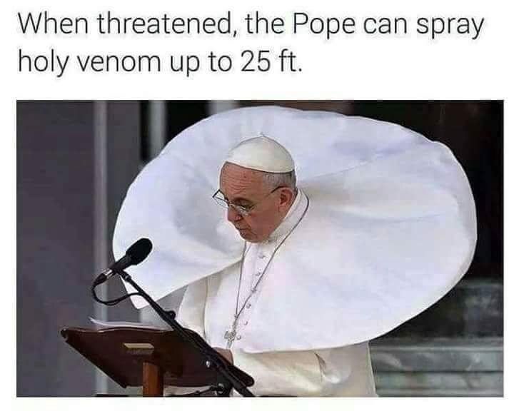 Pope spray