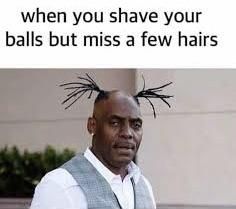 Shaving your balls