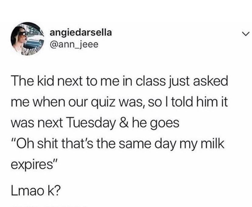 Good to know
