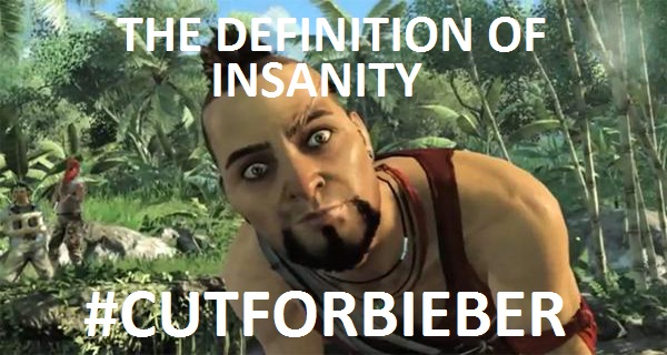 The real definition of insanity!!