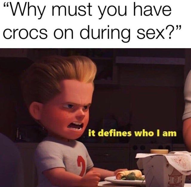 With socks