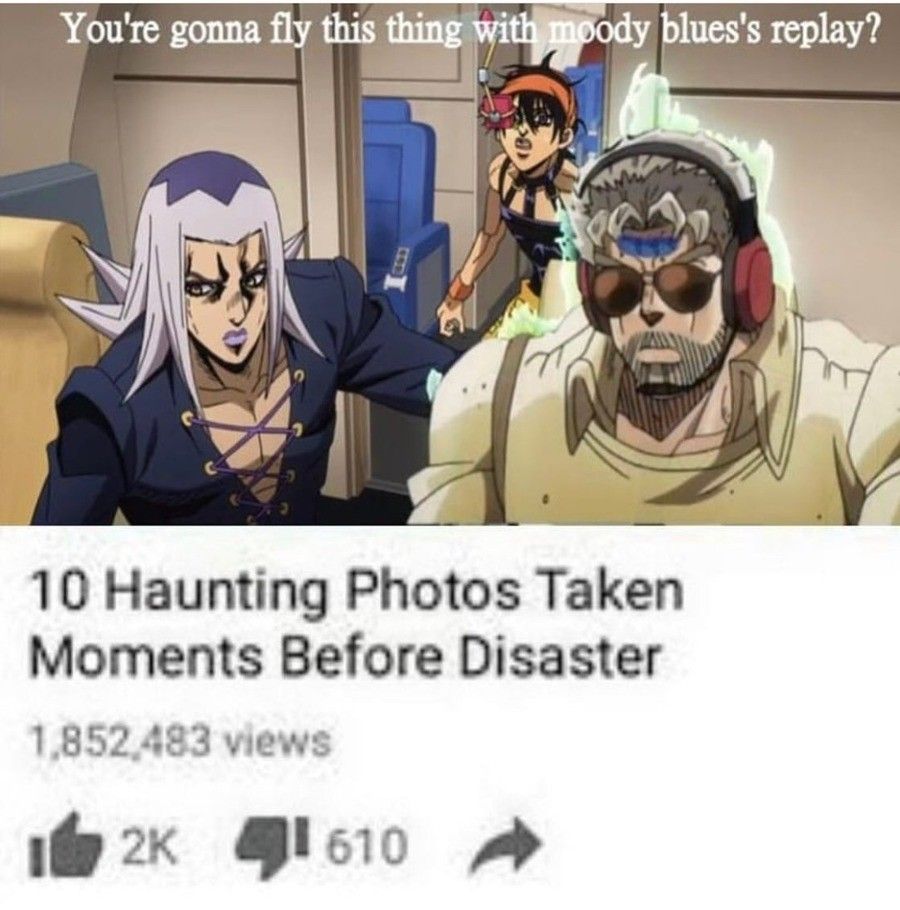 No plane crash can kill Joseph Joestar