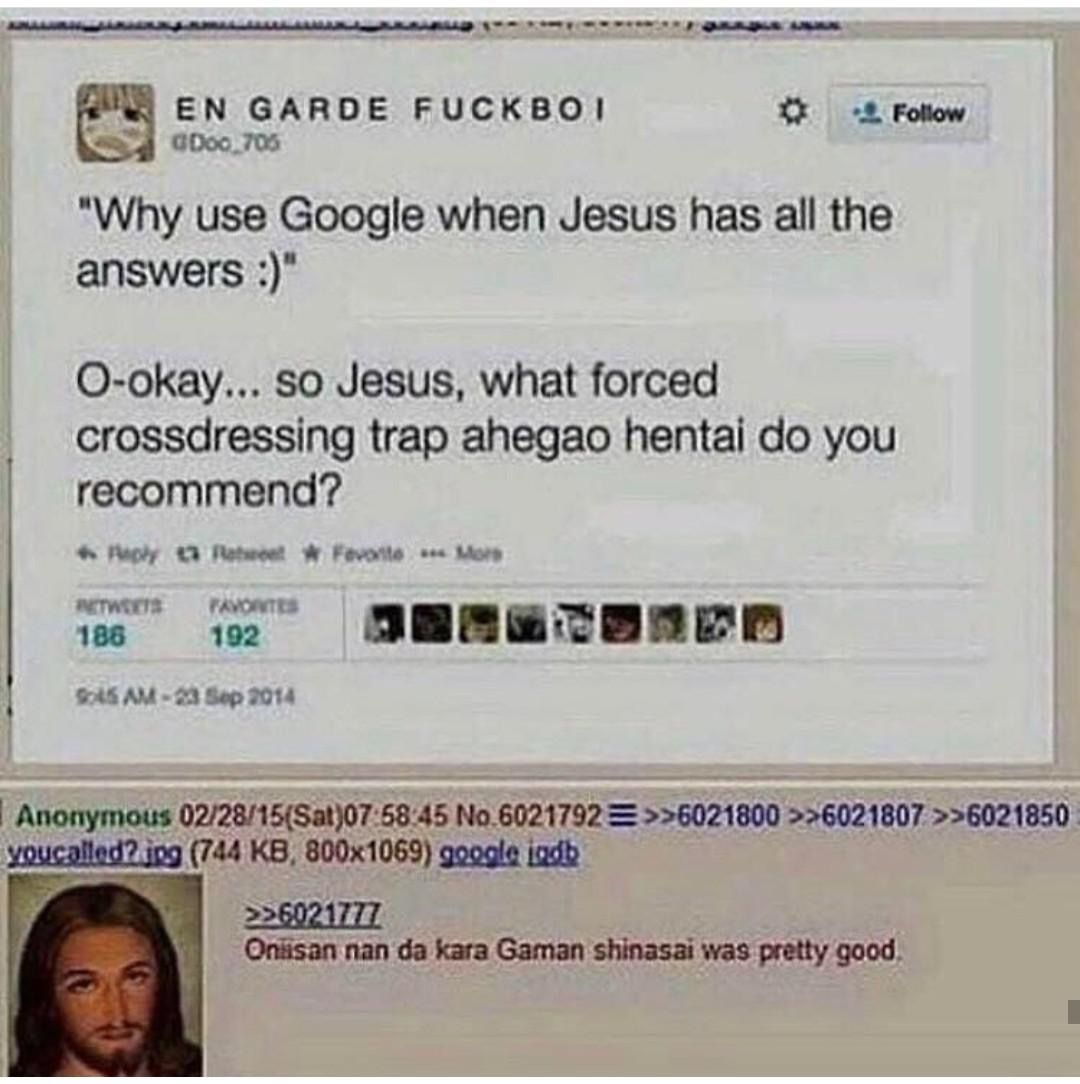 Jesus > Google