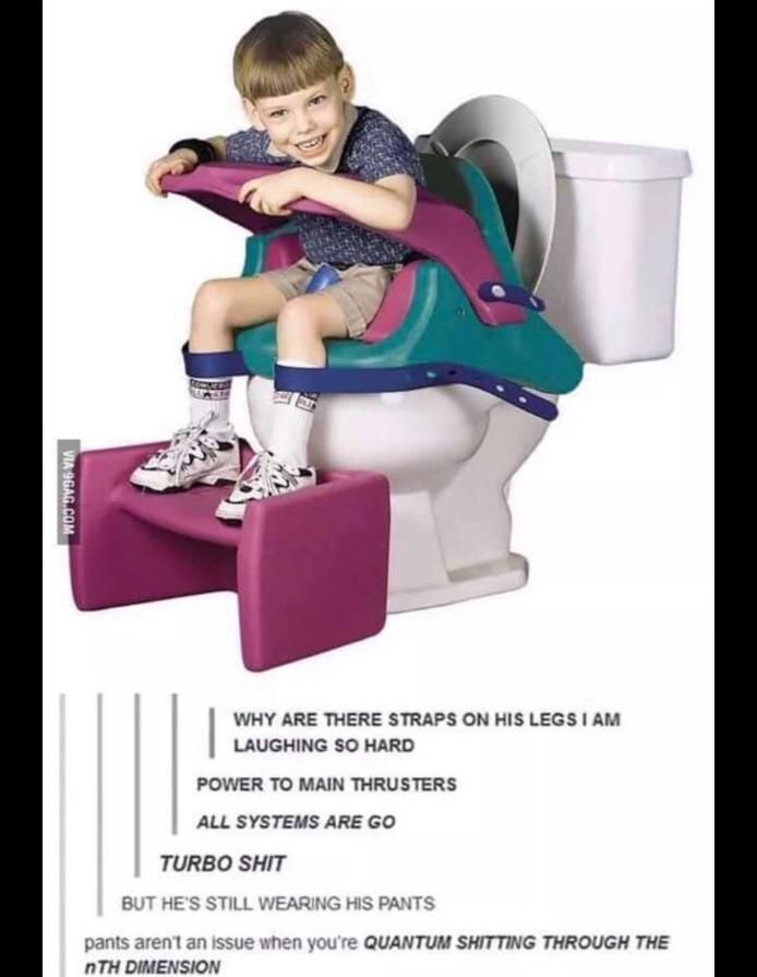 90s potty time was on another level.
