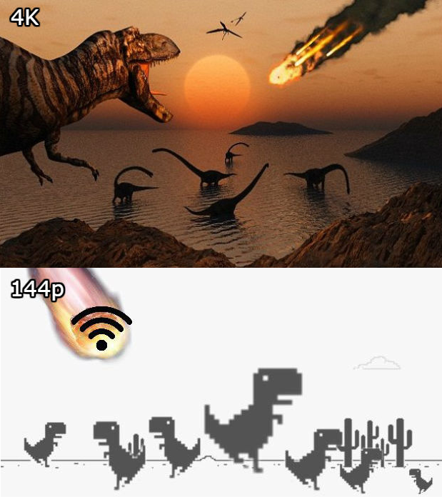 Dinosaurs going extinct
