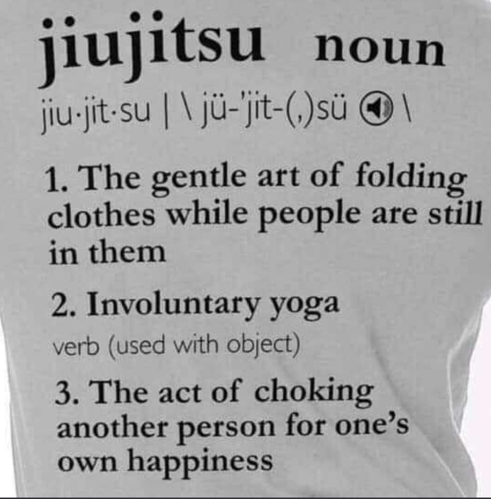 Best way to define Jiu-Jitsu.