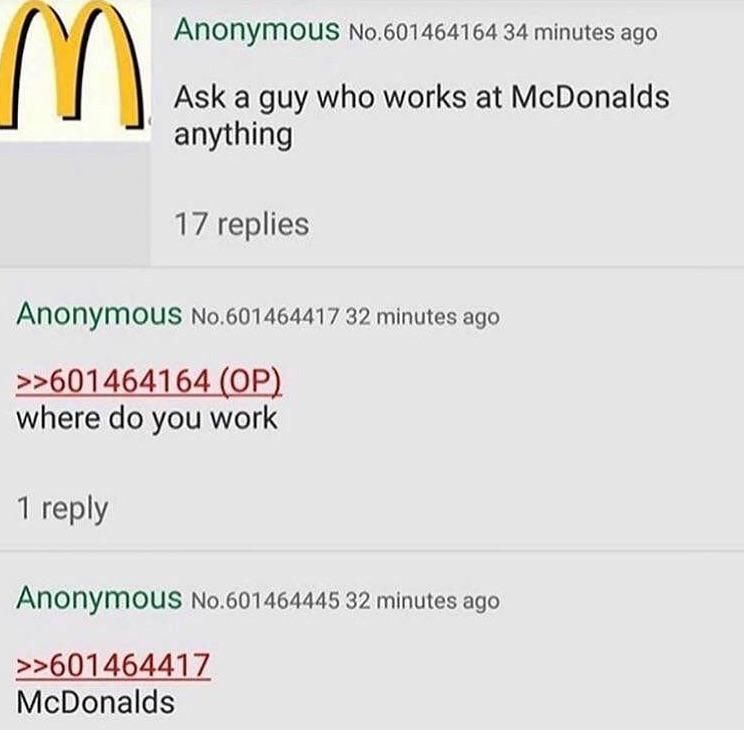 Anon does an AMA