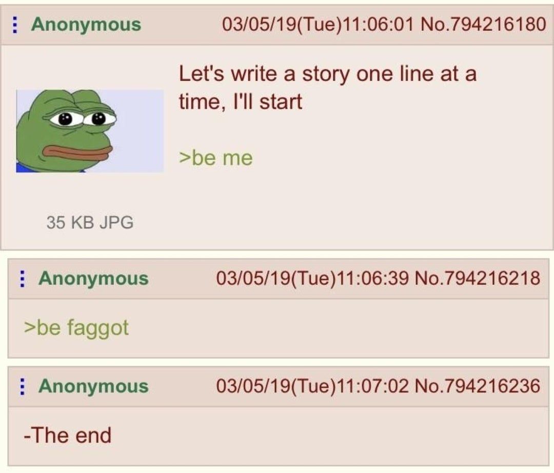 Anon writes a story