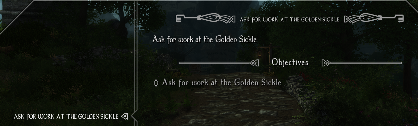 Ask for work at the Golden Sickle
