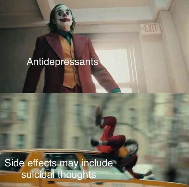 You were supposed to stop the depression