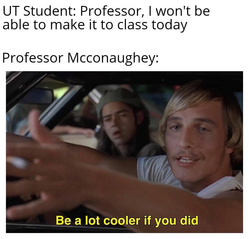 Professor McConaughey