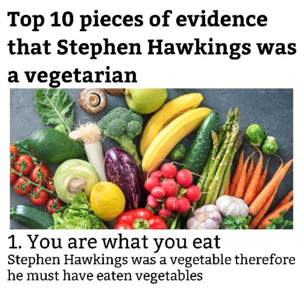 Good point