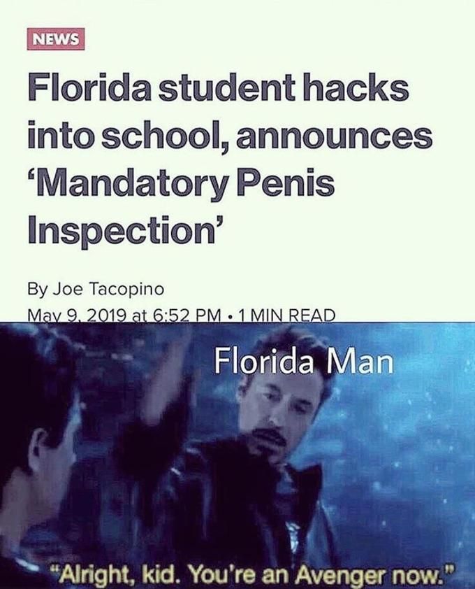 Florida men are not born, they are made