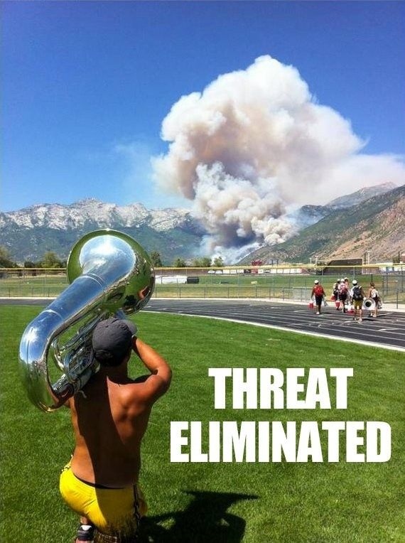 Threat eliminated