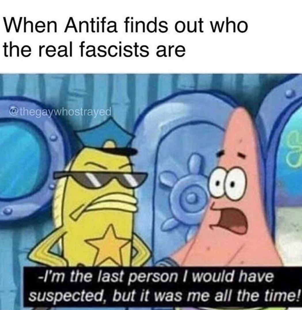Let's dress in all black and assult people who we think disagree with us