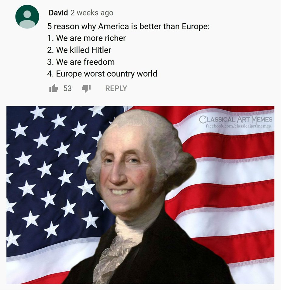 America is a good. Na is better than eu.