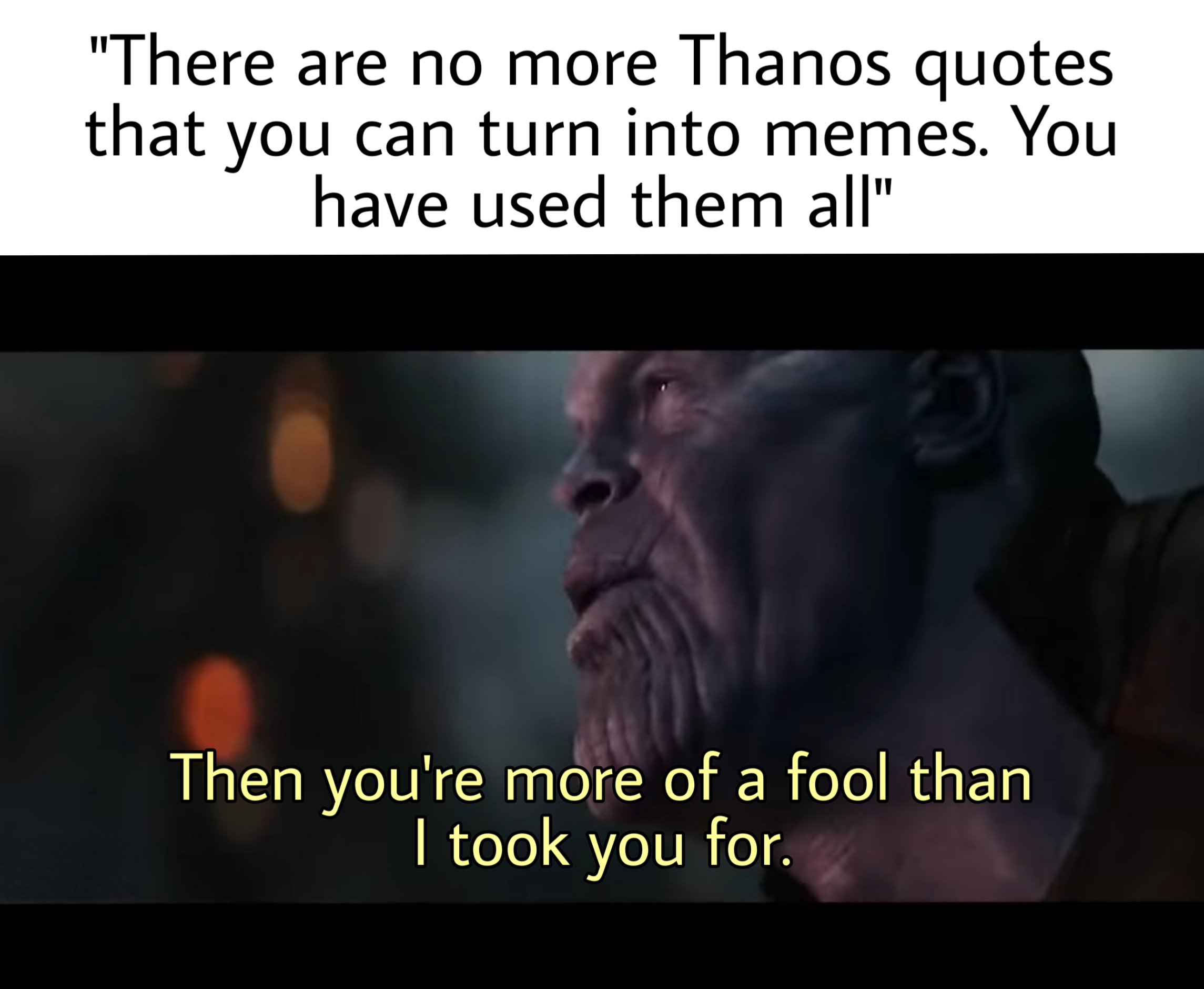 I am inevitable