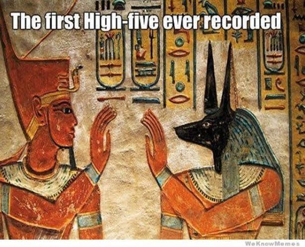 The first High- Five ever