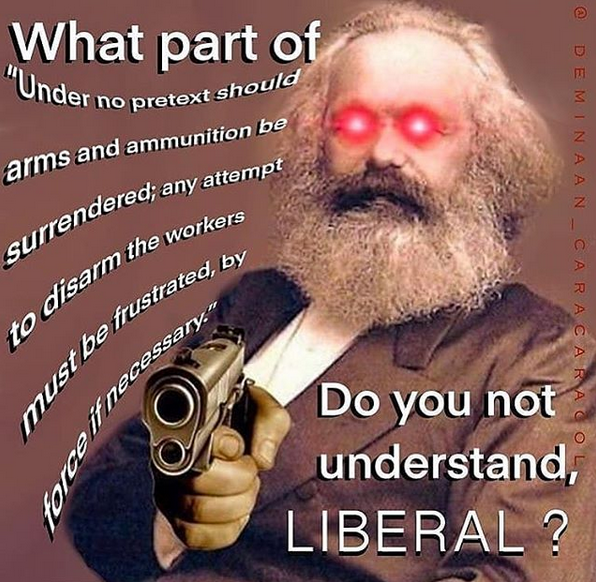 WTF marx is part of the NRA?