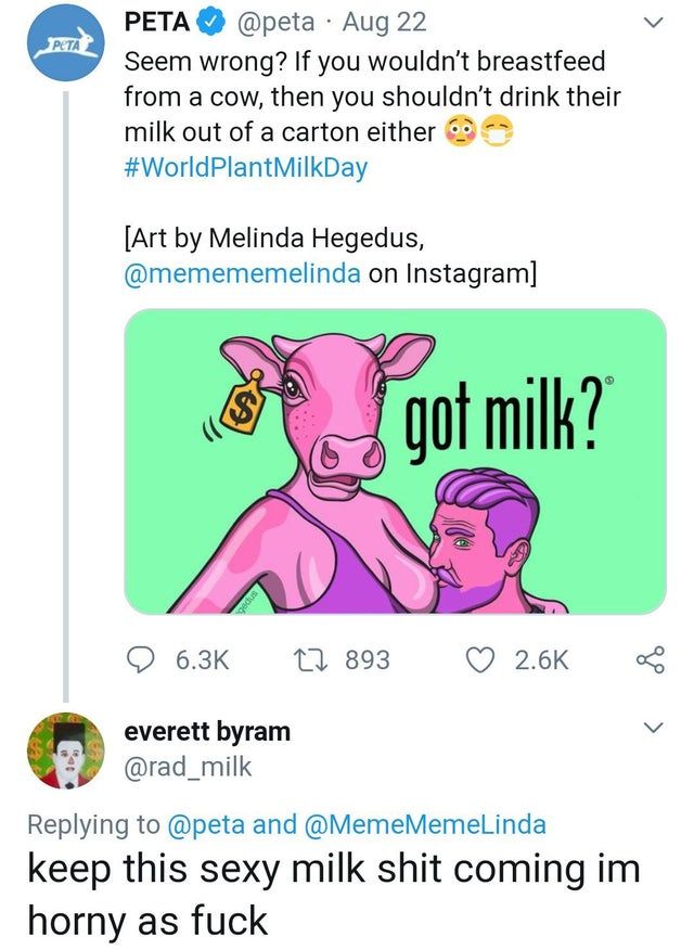 I wasn't this thirsty for milk since it became a nazi symbol