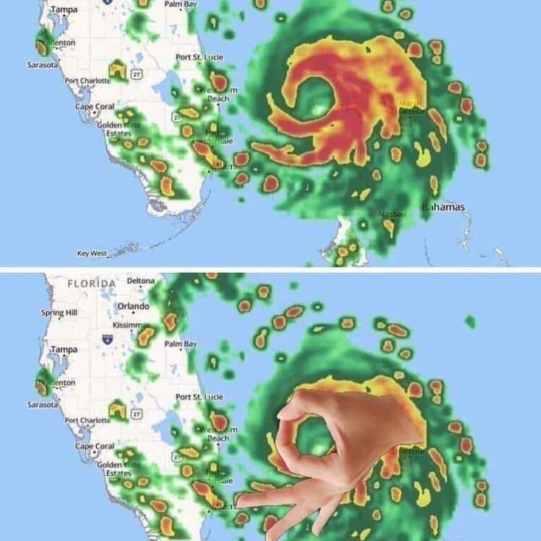 Hurricane got em