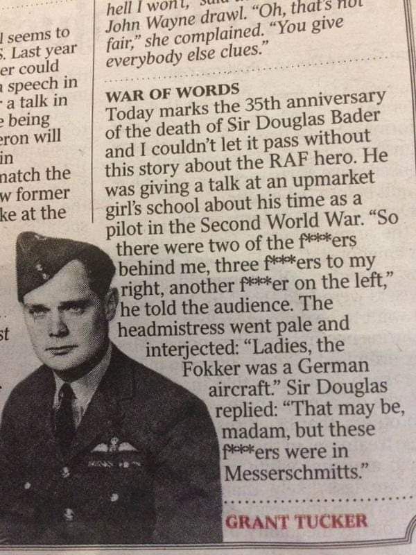 Interesting tale of WWII