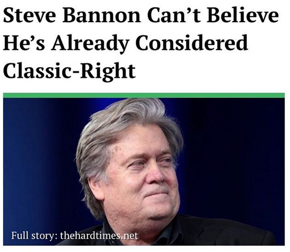 Steve Bannon was a rockstar.
