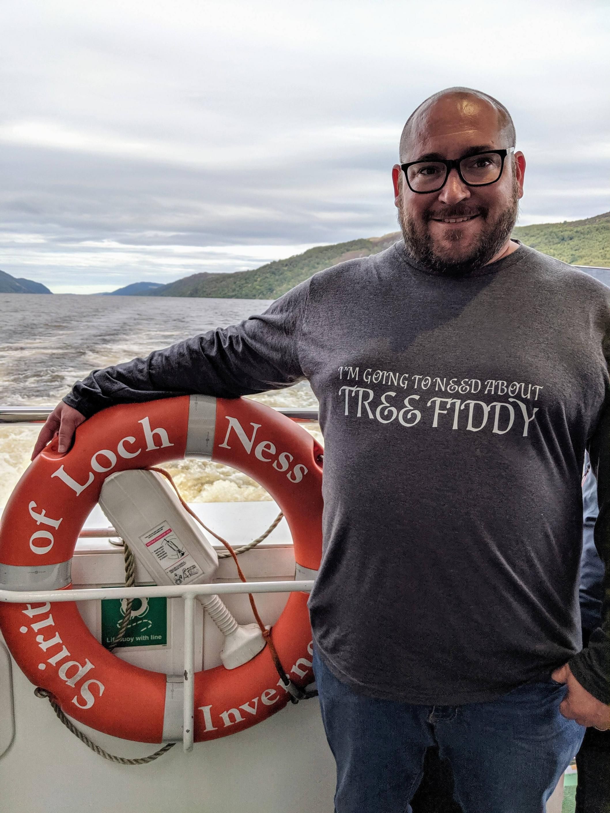 I traveled to Loch Ness to let the people know that...
