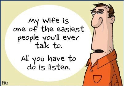 Talking to my wife....