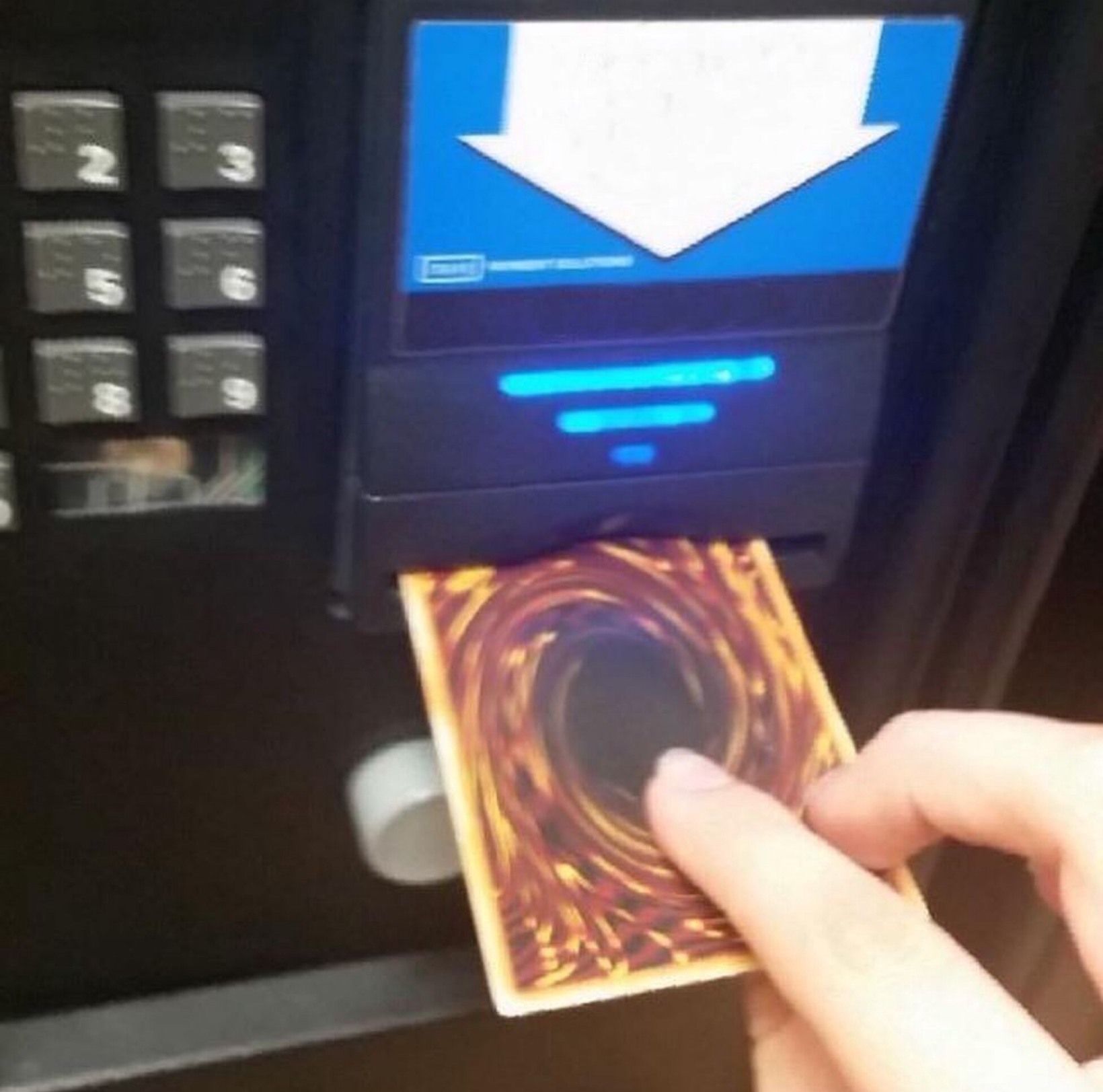 I scan Pot of Greed, which allows me to withdraw two cards