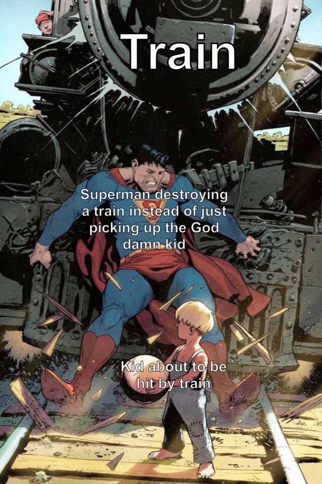 Superman logic: 100