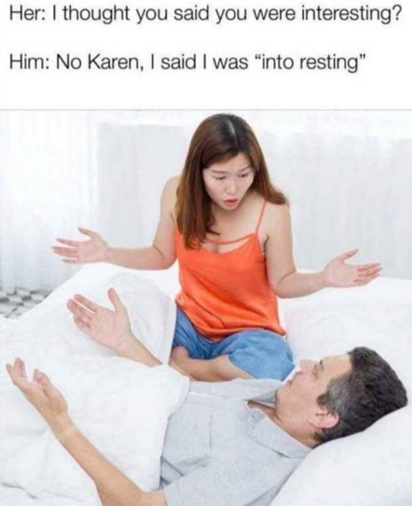 I thought you got me