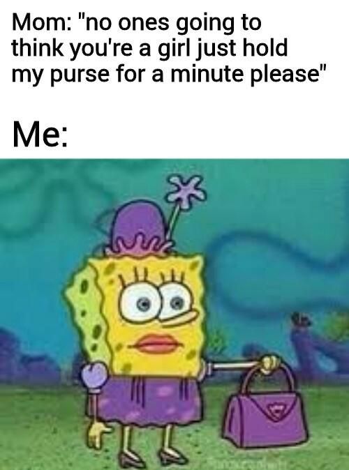 I like holding purses, makes me feel fancy
