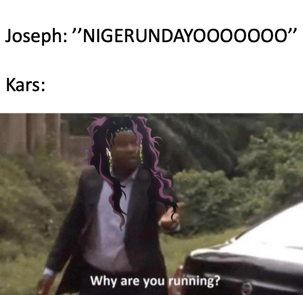 Your next line is "excellent Joposting", do you?