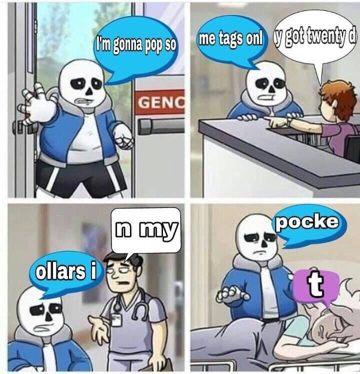 sans wear ur granpa clotes
