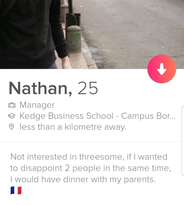 Not interested in threesomes