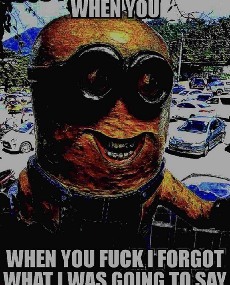 I can't remember