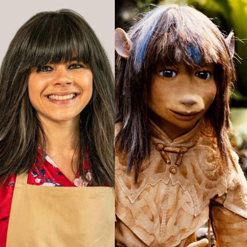 I don't know if anyone watches the British baking show... but this is all I can see