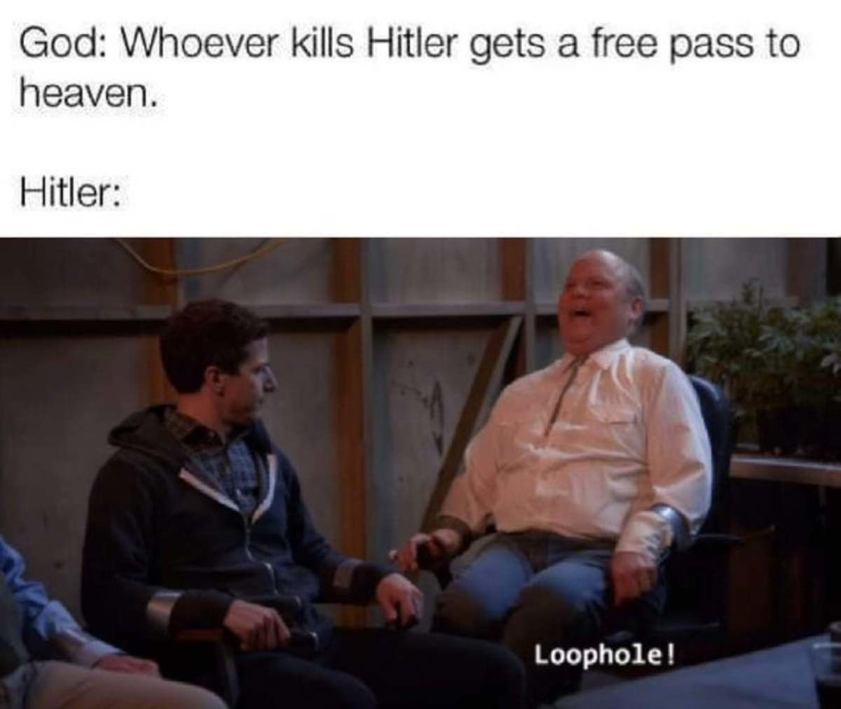 whoever kills hitler gets free asylum in argentina