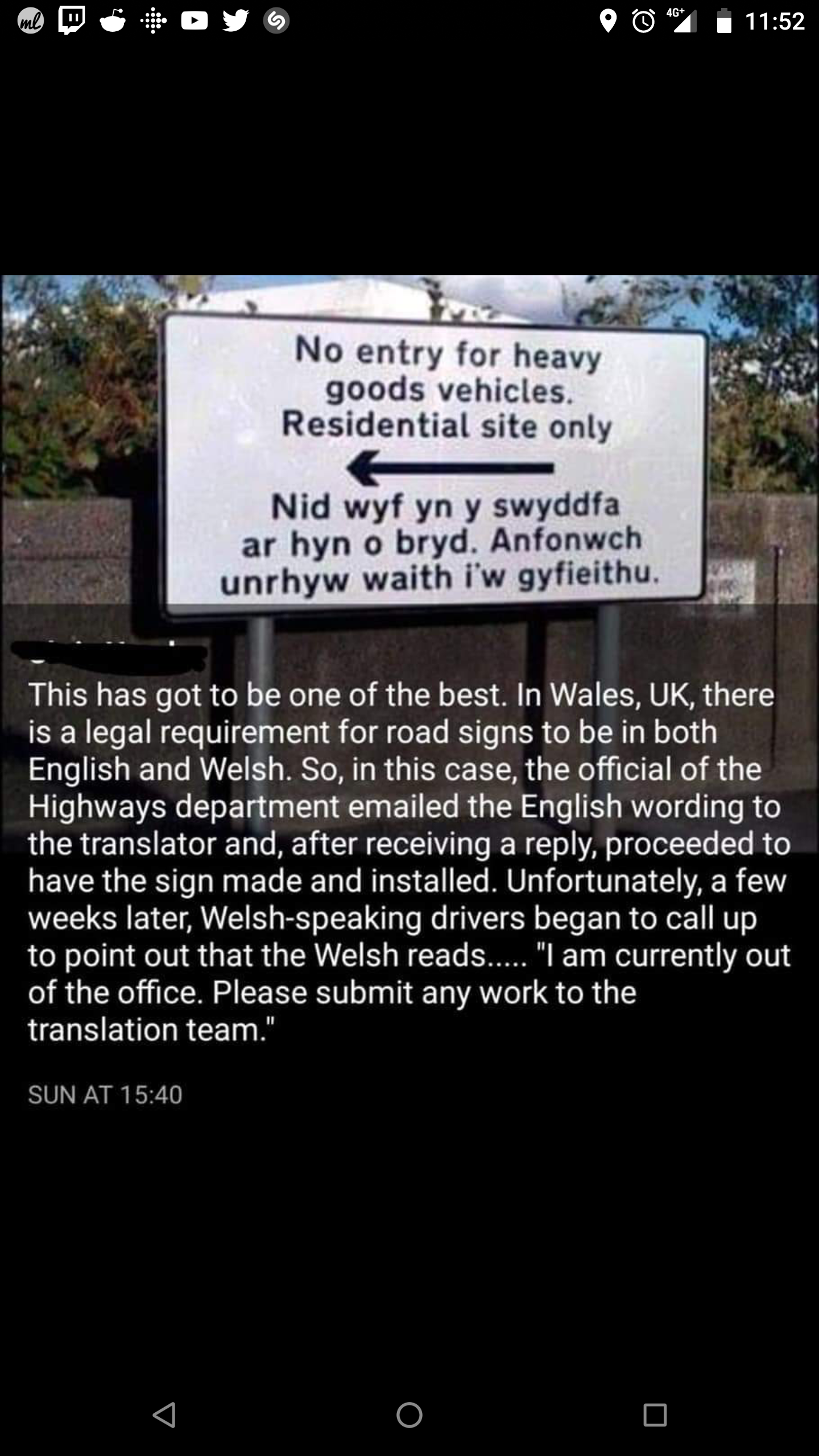 Got to love the Welsh
