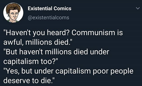 Gommunism killed 100 gorillion.