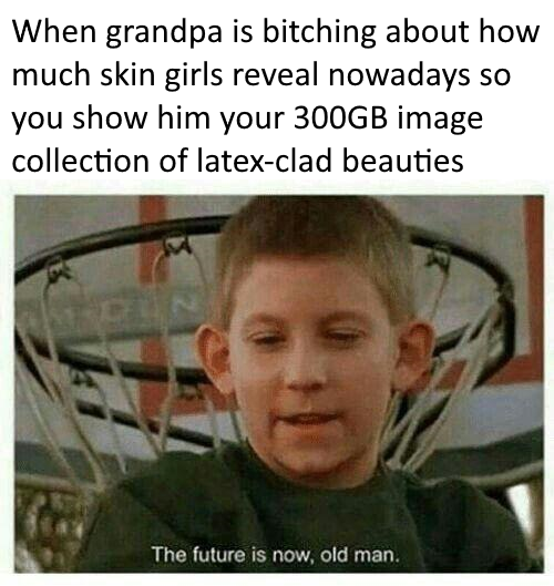 No old fart can keep me from enjoying that high-tech future clothing