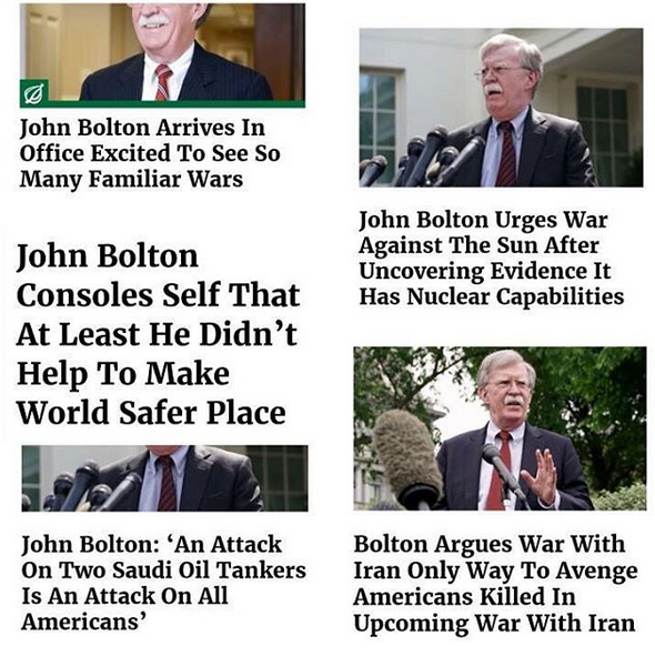 Bolton's life in headlines.