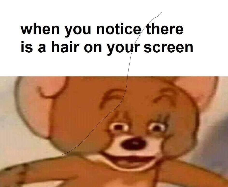 pubic hair of course
